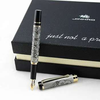 Wysokiej jakości luksusowy długopis JINHAO 5000 Dragon Pen Vintage Ink pensão residencial policarpo evora for Writing F 0.5 MM Nib materiały biurowe dolma kalem