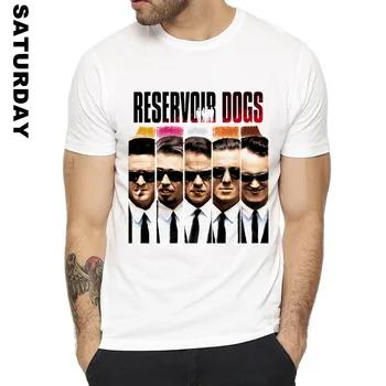 Wściekłe psy Quentin Tarantino projekt zabawna koszulka dla mężczyzn i kobiet, oddychająca graficzny premium t-shirt męska Streewear