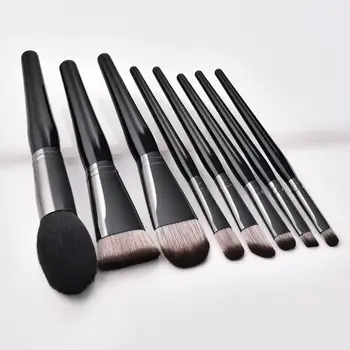 XINYAN Flame Foundation Makeup Brushes Set cienie do powiek dynia czarny kawowy proszek korektor kosmetyczny narzędzie urody brwi