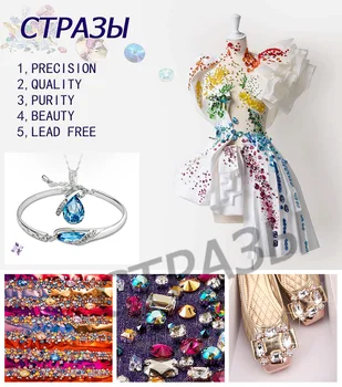 YANRUO 1122 Glitter Glass Rhinestones Rivoil Shape lt. Peach Color Loose Rhinestone 3D Jewelry Making Beads DIY Nail Art Gems