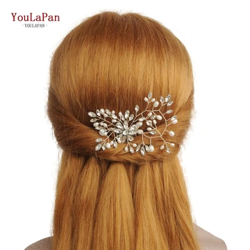 YouLaPan HP171 ślubne ozdoby do włosów Perła ślub biżuteria ślubna ślubne akcesoria do włosów ślubne grzebienie ślubny grzebień do włosów