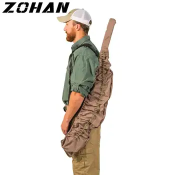 ZOHAN Rifle Sleeve Treated Gun Cover Elasticity Rifle Knit Tactical Shotgun Carrying Bag Case skarpety do myśliwskiej strzelania