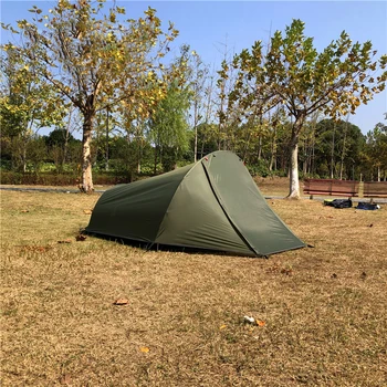 Zaktualizowana wersja Ultralight 2 Person backacpking tent, CZX-348 Army green 2 person swag tent,2 person Army green camping tent