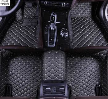 Zaktualizuj skórzane dywaniki samochodowe do Hyundai Elantra Avante i35 sedan 2011 2012-własne nakładki na nogi samochodowy dywan pokrowce samochodowe