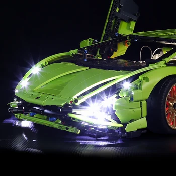 Zestaw oświetlenia led do lego 42115 Lamborghini SIAN FKP37 (tylko światła led, bez zasilacza)