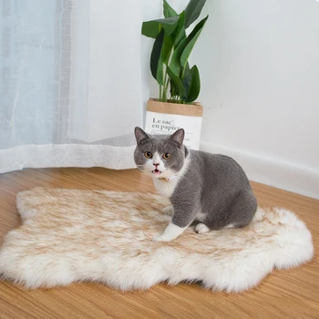 Zima pies łóżko dywan ze sztucznego futra Pet poduszka dom ciepły, szczeniak, kot podwójne łóżko, koc, dla małych, dużych psów koty hodowla