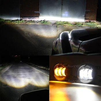 Światła przeciwmgielne w zbieraniu 30 W 6000LM przedni zderzak samochodu led lampy przeciwmgielne światła dziennego H11 12V do Renault Scenic II III 2003-