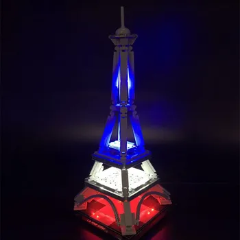 Światło Led Zestaw (Tylko Światło Zestaw) Dla Architektury Wieża Eiffla Światło Zestaw Jest Kompatybilny Z 21019