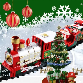 Świąteczny prezent elektryczny wagon kolejowy pociąg zabawki dla dzieci wyścigi transport drogowy budowlane zabawki dla dzieci chłopiec dworzec pociąg zestaw
