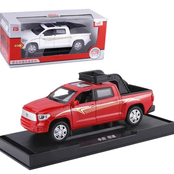 1/32 Toyota Tundra truck model alloy metal pickup model die-cast toys prezenty dla dzieci