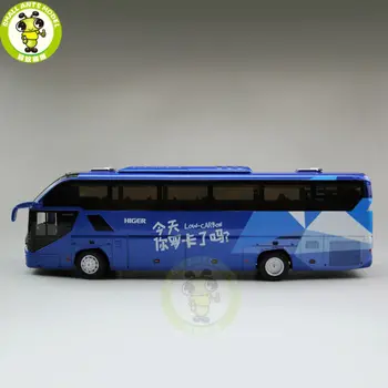1:43 skala autobus trener modelu Złoty Smok Higer KLQ6125 низкоуглеродистый autobus Chiny model autobusu