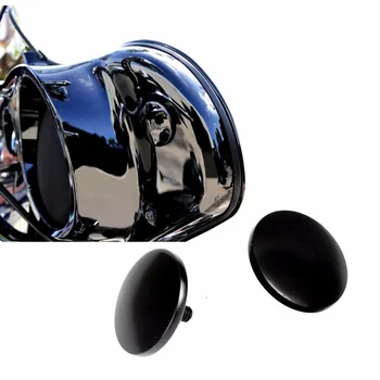 1 para чопперов błyszczący czarny średnica owiewka lustrzane zaślepki do Harley Street Glide FLHX Batwing 1996-2016