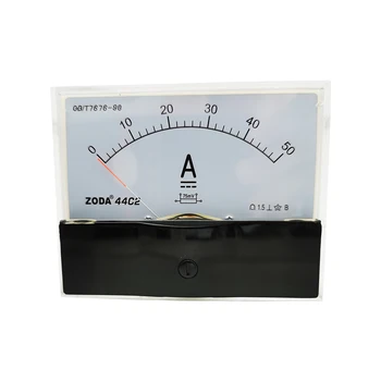 1 szt. 44C2-A 20A 30A 50A 100A/75mV DC Miernik analogowy panel amp prądowe wskaźnik amperomierz miernik korzystanie z шунтом 100*80 mm amperomierz prądu stałego