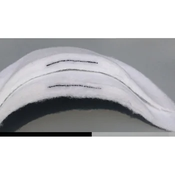 10 par/lot 27X15 25x13 cm biały jedwab wełna grube naramienniki dla bawełnianą odzież kobiety mężczyźni garnitury diy akcesoria do szycia 1530