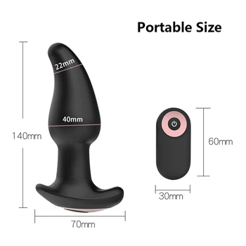 10 prędkości wibracji wibratory analne dla panów gej anal wibrator korek analny sex zabawki dla mężczyzn masażer prostaty korek analny sex shop