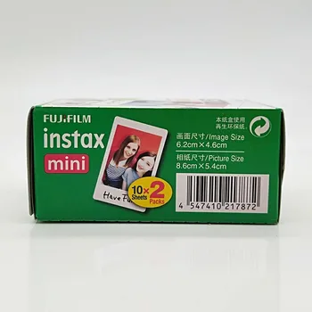 100 arkuszy Fujifilm Fuji Instax Mini White Film natychmiastowa papier fotograficzny do Instax Mini 8 9 7S 70 90 25 Camera SP-2 SP-1 + prezent