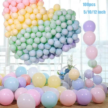 100pcs 5/10/12 cala makaronu latex butla urodziny cukierki, balony dekoracje urodzinowe dla dzieci Baby Shower, ślub