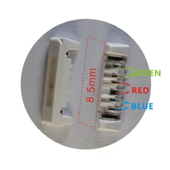 100pcs EVERLIGH 8540rgb smd led 8540 RGB 0.6 w wyświetlacz importowany Highlight red green Blue Mini 3535 5050 SMD RGB LED Chip 2