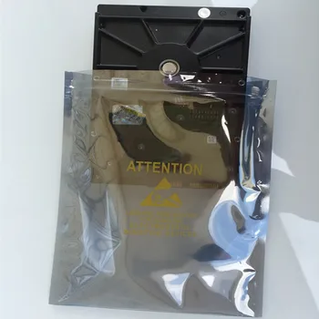 100pcs antystatyczne ekranowania torby 100x150mm ESD ekranowanie torba dla 2,5-calowego dysku twardego Zip-Top Zamek błyskawiczny Top Semi Transparent Wodoodporny