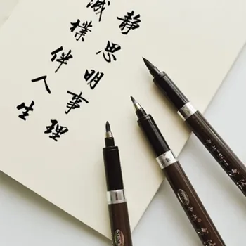 10szt kaligrafia pędzel student list miękka głowica chiński Papelaria Caligrafia szkoła, biuro, biurowe malarstwo pisak znakujący