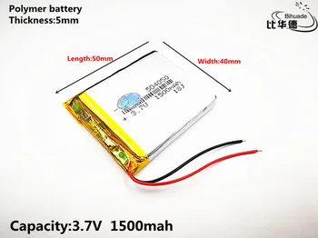 10szt litrowej energetyczna bateria dobrej jakości 3.7 V,1500mAH,504050 polimerowy akumulator litowo-jonowy / akumulator litowo-jonowy akumulator do zabawek,POWER BANK,GPS,mp3,mp4
