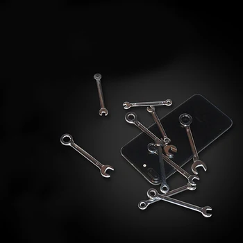 10szt mini-klucze zestaw kluczy pierścień klucz przeciwwybuchowy przewodnik brytyjski/metryczny typ kluczy