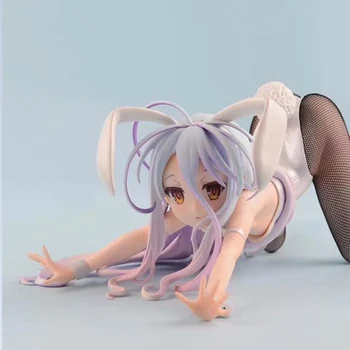 11*24 cm anime nie ma gry, nie ma życia Shiro model zabawki Królik stick figure PVC nowy Królik dziewczyna kolekcja figurki zabawki seksowna dziewczyna figura