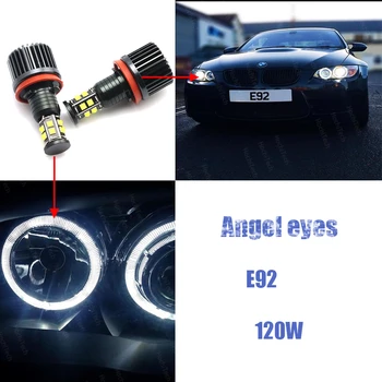 120W 6000K white H8 LED Angel Eyes Led światła postojowe dla BMW 2009-up Z Serii Z4 E89