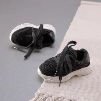 14-19 cm marki 2020 moda dziewczyny chłopcy zimowe buty ciepły aksamit dzieci dziecko sportowe buty dla Dzieci obuwie 3-6Y buty do biegania