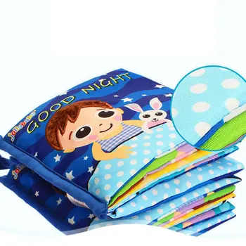 18 cm zabawki dla dzieci przed snem, nocne historia miękka tkanina książka dla dzieci dzieci w wieku przedszkolnym wczesnej edukacji sensoryczna stymulacja prezenty