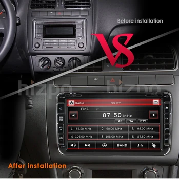 2 Din samochodowy odtwarzacz DVD z GPS odtwarzacz do VW Volkswagen GOLF 6 Polo Jetta PASSAT B6 SKODA Octavia Seat Toledo radio z RDS nawigacja multimedia