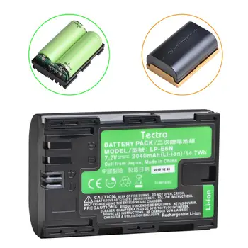 2 szt. LP-E6 LP E6 LP-E6N bateria z japońskimi Panasonic + LCD-podwójny USB ładowarka dla Canon EOS 5DS 5D Mark II III 6D 7D 60D 70D