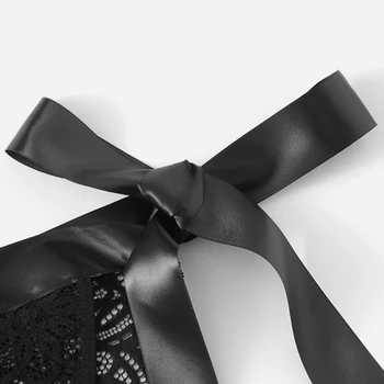 2/szt komfortowe biustonosze dla kobiet slim francuski styl Bralette Sexy Bow V-neck bezprzewodowy Push Up bez szwu koronki przewody luźny biustonosz