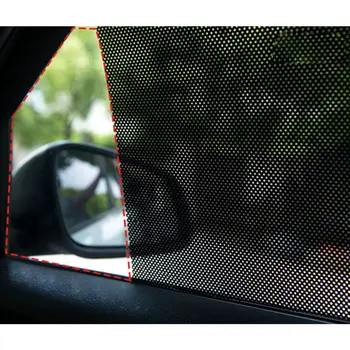 2 szt. samochód statyczne naklejki okienne szkło ochrony przeciwsłonecznej kurtyna izolacja kurtyna samochód osłona przeciwsłoneczna roleta folia samochodowa naklejka bull