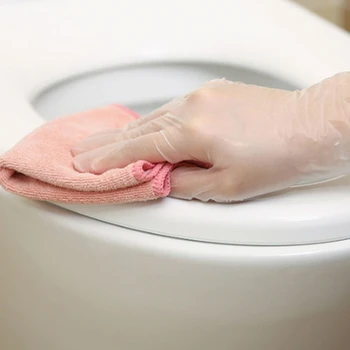 200 szt. egzaminacyjne rękawice jednorazowe PVC rękawice egzaminacyjne rękawice proszek za darmo dla przemysłu spożywczego restauracja kuchnia Catering