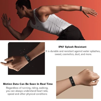 2019 fitness tracker bransoletka siłownia licznik kroków monitor rytmu serca zdrowie zegarek wodoodporny aplikacji dla systemu Android i IOS