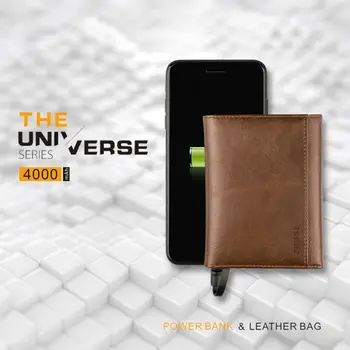 2019 nowy mężczyzna kobieta inteligentny portfel z USB do ładowania portfel z Ipone Android pojemności 4000 mah do podróży oszczędność pieniędzy