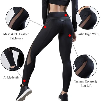 2020 Kobiety Sexy Spodnie Do Jogi Bez Szwu Fitness Legginsy Sportowe Biegowe Sportowe Legginsy Z Wysokim Stanem Push Up Slim Bottoms Female