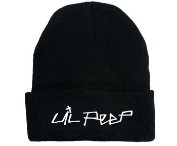 2020 LIL PEEP dzianiny czapka zimowa dziewczyna codzienne ciepłe czapki z dzianiny czapka dla kobiet stałe hip-hop czaszki mogą być dostosowane
