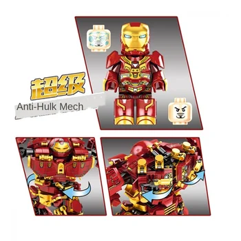 2020 NEW BigSuperheroes Building Block Doll Iron Man MK Building Blocks Assembled Figurki Boys 4-12 Years Old Compatible