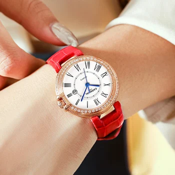 2020 New Women Luxury Brand Watch Simple Lady Quartz wodoodporny zegarek kobiet moda casual zegarki zegarki reloj mujer