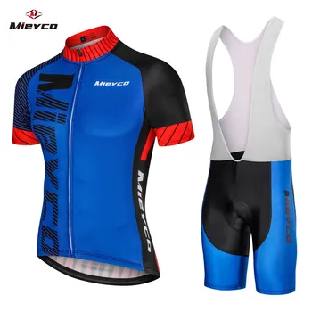 2020 Pro dla mężczyzn z krótkim rękawem jazda na Rowerze Jersey garnitur rower odzież bib spodenki koszula zestaw MTB rowerowa odzież Ropa Ciclismo 5D miękki żel