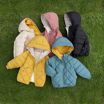 2021 jesień i zima bawełnianą wyściółką kurtka nowa, plac koreańskiej wersji dziecięcej пуховой bawełnianej kurtki odzież dla chłopców i dziewcząt