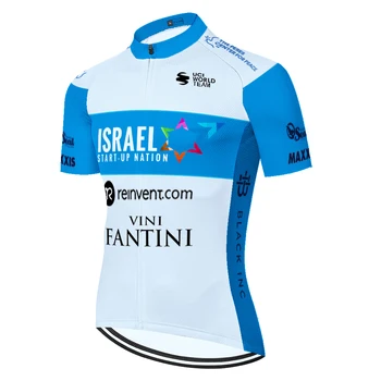 2021 pro team ISRAEL jazda na rowerze Jersey lato rower górski koszula ropa bicicleta hombre oddychająca krótki rękaw rower Jersey