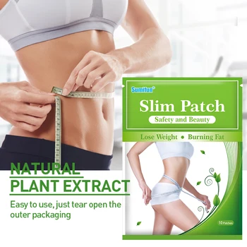 20pcs/2Bags Slimming Patch Slim Pępka Stick Diet Weight Loss Products Burning Fat Patches Hot Body Slim Patches D2146