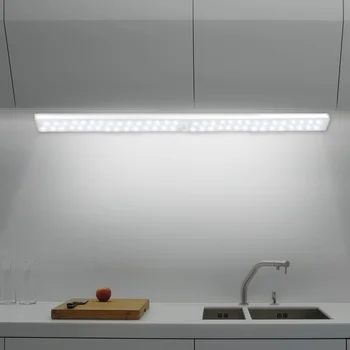 24/40/60LED Motion Sensor Cabinet Light PIR LED Night Light lampa do szafy szafa nocne szafa schody kuchnia