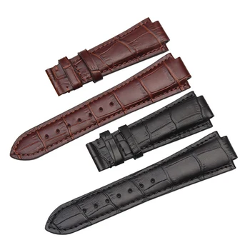 24 mm wysokiej jakości skóra naturalna paski do zegarków pasek zegarka zegarki męskie akcesoria do Tissot T60 bransoletka