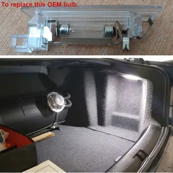 2szt 18SMD biały led bagażnika bagażnika wewnętrzne światło do Volkswagen VW Eos Golf GTI MK5 MK6 MK7 Scirocco Sharan Tiguan PASSAT JETTA