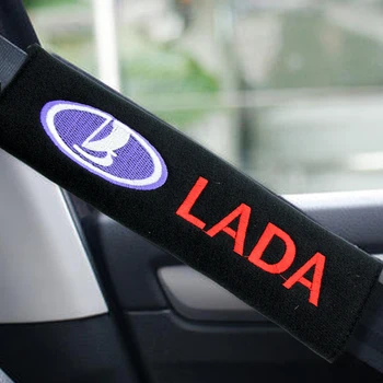 2szt pas bezpieczeństwa samochodu pokrywa ochronna dla Lada VESTA Niva Kalina Priora Granta Largus akcesoria do wnętrza samochodów samochodowe towary