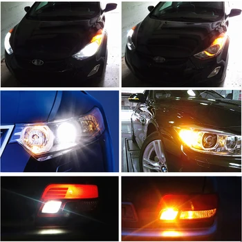 2x Car T25 3157 4157NA 3047 3156 WODNY 3057 3457 LED Car Auto Truck Brake Light Stop lighting Backup DRL Bulb Turn Signal Light